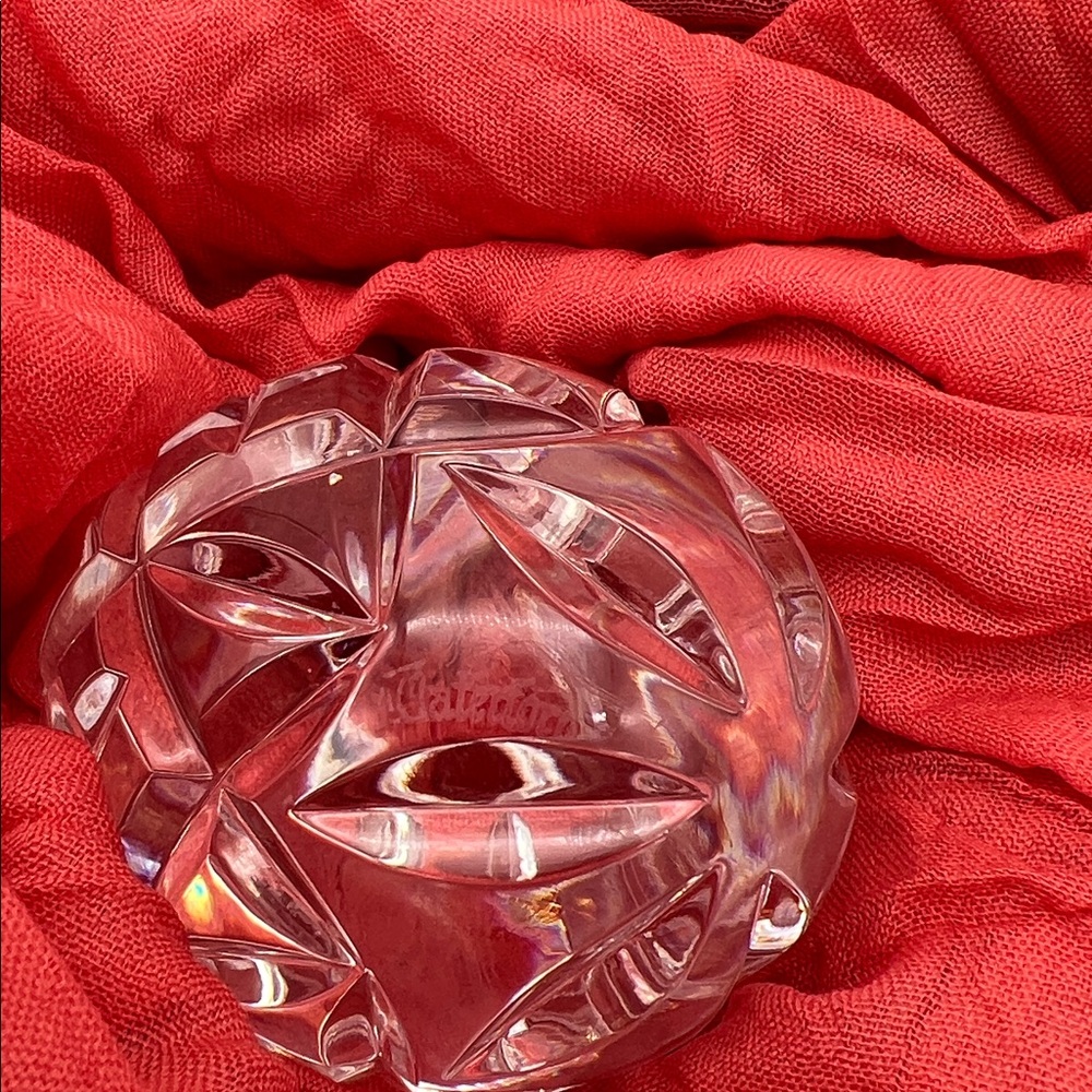 Waterford Crystal Annual Decorative Egg - Signed - Picture 8 of 9